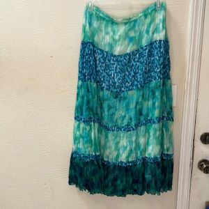 Maxi skirt with white lining 22W-24W